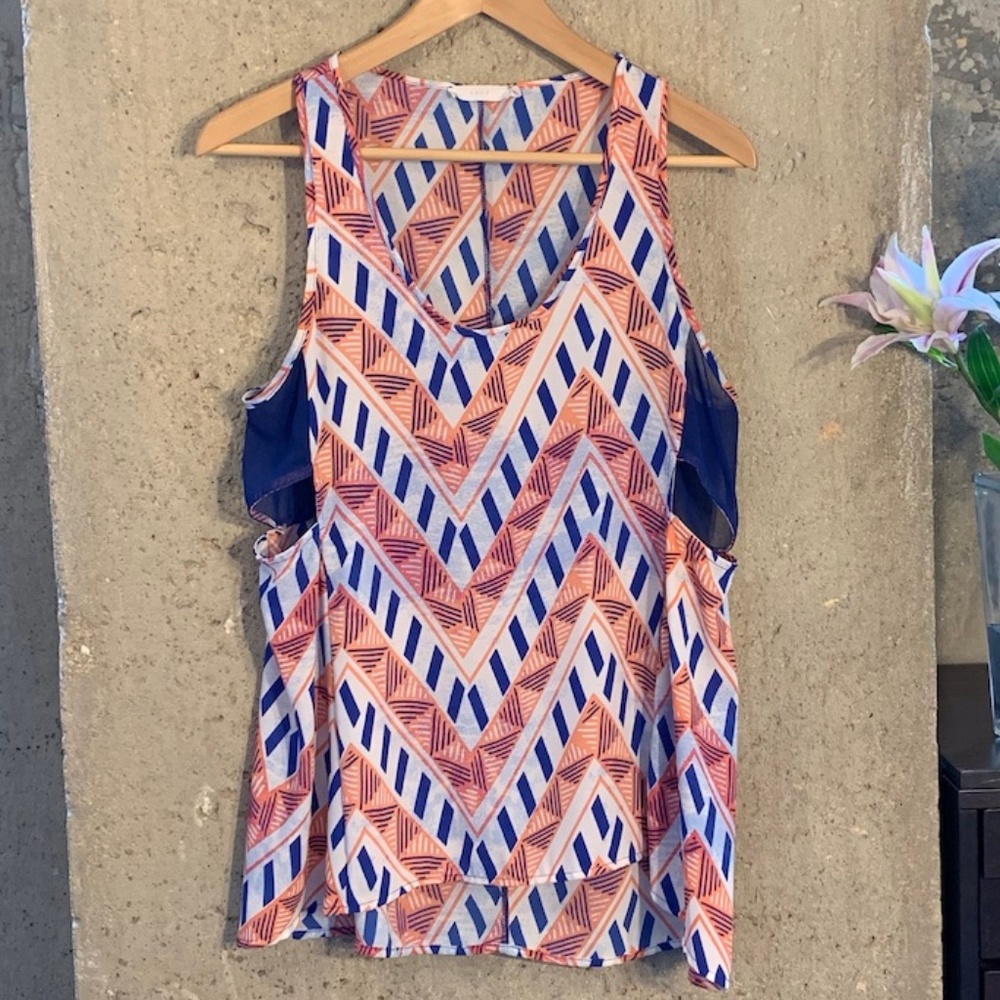 Lush Sheer Tank w Great Details on Side - New!